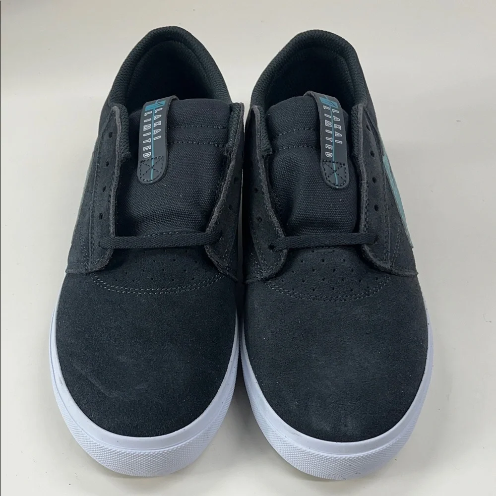 New Lakai Griffin Men’s Skate Shoes in Charcoal/Nile Suede Size 8.5